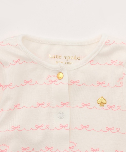 kate spade new york kids(ケイトスペードニューヨーク)の「【BOXつき】ボウ2wayオール&スタイBOXセット(ベビーギフト・キッズ・ネイビー/ピンク・50-70cm)」の5枚目の写真