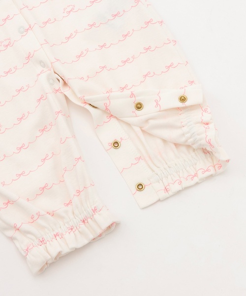 kate spade new york kids(ケイトスペードニューヨーク)の「【BOXつき】ボウ2wayオール&スタイBOXセット(ベビーギフト・キッズ・ネイビー/ピンク・50-70cm)」の9枚目の写真
