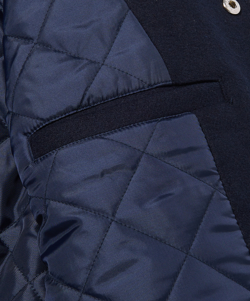 WKNDRS(ウィーキャンドース)の「ILLUMINATI STADIUM JK (NAVY)(スタジャン・レディース・その他・MEDIUM/LARGE/X-LARGE)」の5枚目の写真