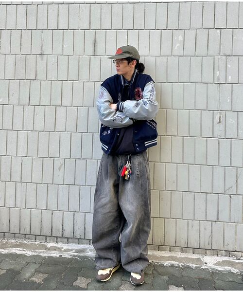 WKNDRS(ウィーキャンドース)の「ILLUMINATI STADIUM JK (NAVY)(スタジャン・レディース・その他・MEDIUM/LARGE/X-LARGE)」の9枚目の写真