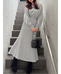 【ZOZO限定】裏起毛スウェットマーメイドワンピース