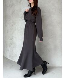 【ZOZO限定】裏起毛スウェットマーメイドワンピース