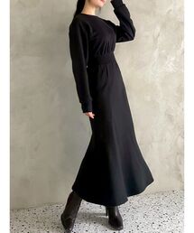 RESEXXY（リゼクシー）の「【ZOZO限定】裏起毛スウェットマーメイドワンピース（ワンピース・レディース）」