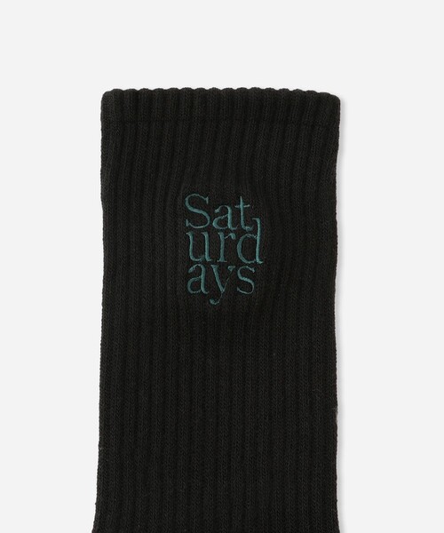 Saturdays NYC（サタデーズ ニューヨークシティ ）の「Miller Stacked Standard Socks（ソックス/靴下・メンズ・ブラック/ワイン/オフホワイト・FREE）」の4枚目の写真