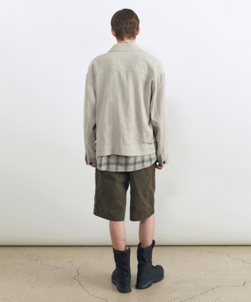 INSILENCE(インサイロンス)の「ヘンプジップアップジャケット ECRU(ブルゾン・レディース・その他・SMALL/MEDIUM/LARGE)」の4枚目の写真