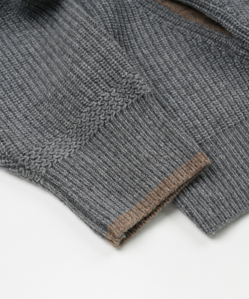 FRIZMWORKS(フリズムワークス)の「KANGAROO KNIT PULLOVER HOODY _ GRAY(ニット/セーター・メンズ・その他・X-LARGE/SMALL/MEDIUM/LARGE)」の5枚目の写真