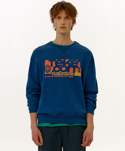 TEKET(テケット)の「Folder Sweatshirt Blue(スウェット・メンズ・その他・SMALL/MEDIUM/LARGE)」の1枚目の写真