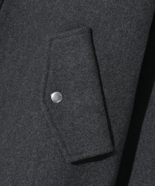 TRILLION(トリリオン)の「ウールエルボーパッチ2WAYヘリントンジャケット(チャコール)(ブルゾン・レディース・その他・MEDIUM/LARGE/X-LARGE)」の11枚目の写真