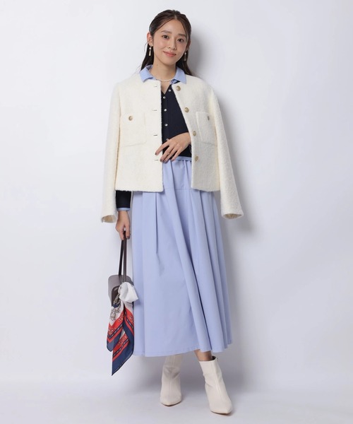 JUSGLITTY(ジャスグリッティー)の「スキッパーケーブルドッキングワンピース(ワンピース・レディース・ネイビー・1/2)」の10枚目の写真