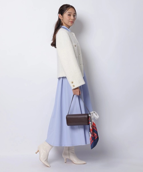 JUSGLITTY(ジャスグリッティー)の「スキッパーケーブルドッキングワンピース(ワンピース・レディース・ネイビー・1/2)」の12枚目の写真