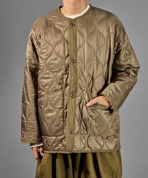 ARTCHIVES MALIBU（アートカイブス マリブ）の「【 California Sportswear / カリフォルニアスポーツウェア 】キルティングライナージャケット（ミリタリージャケット・メンズ・ブラック/カーキ・M/L/XL）」の13枚目の写真