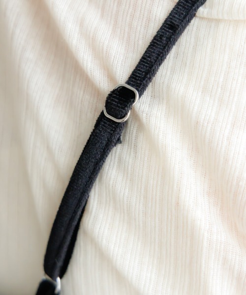 flower（フラワー）の「ベロアエンブロイダリーワンピース（ワンピース・レディース・グレー/ブラック・FREE）」の6枚目の写真