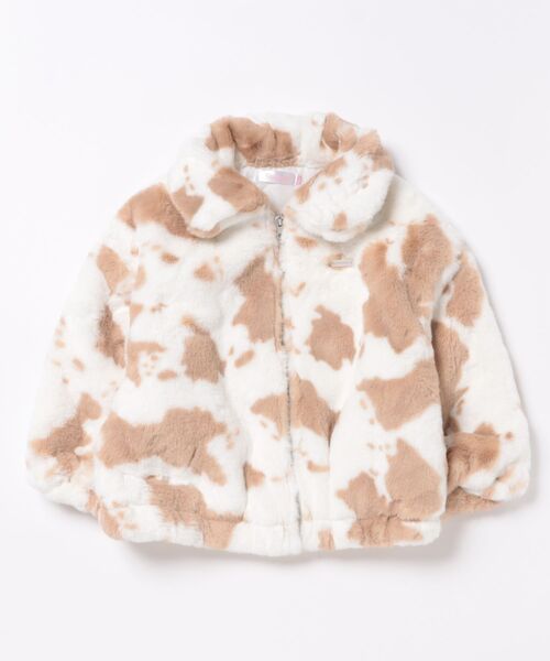 PINKHUNT（ピンクハント）の「PINKHUNT フェイクファーアウター 0799K（ダウンジャケット/コート・キッズ・オフホワイト/ブラック/ベージュ・120cm/130cm/140cm/150cm/160cm）」の16枚目の写真