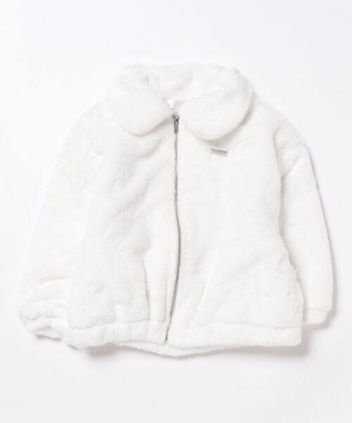 PINKHUNT（ピンクハント）の「PINKHUNT フェイクファーアウター 0799K（ダウンジャケット/コート・キッズ・オフホワイト/ブラック/ベージュ・120cm/130cm/140cm/150cm/160cm）」の6枚目の写真