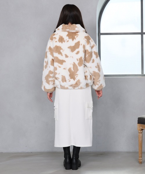 PINKHUNT（ピンクハント）の「PINKHUNT フェイクファーアウター 0799K（ダウンジャケット/コート・キッズ・オフホワイト/ブラック/ベージュ・120cm/130cm/140cm/150cm/160cm）」の18枚目の写真