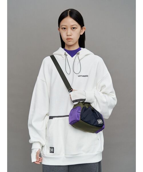 UN3D.（アンスリード）の「【WEB限定】2WAY POCKET NYLON SHOULDER / 2WAYポケットナイロンショルダー（ショルダーバッグ・レディース・ブラック/その他1・FREE）」の3枚目の写真