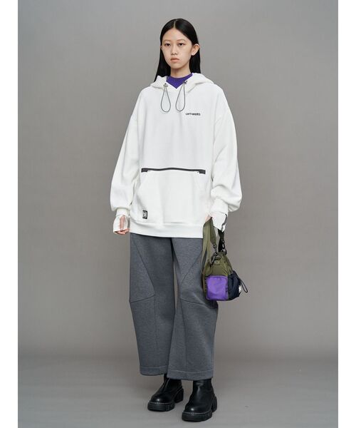 UN3D.（アンスリード）の「【WEB限定】2WAY POCKET NYLON SHOULDER / 2WAYポケットナイロンショルダー（ショルダーバッグ・レディース・ブラック/その他1・FREE）」の4枚目の写真