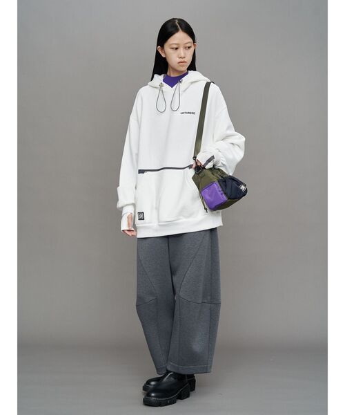 UN3D.（アンスリード）の「【WEB限定】2WAY POCKET NYLON SHOULDER / 2WAYポケットナイロンショルダー（ショルダーバッグ・レディース・ブラック/その他1・FREE）」の6枚目の写真