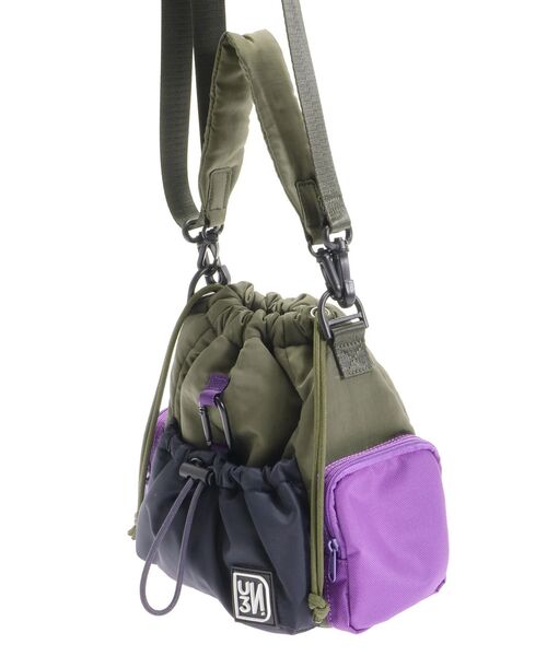 UN3D.（アンスリード）の「【WEB限定】2WAY POCKET NYLON SHOULDER / 2WAYポケットナイロンショルダー（ショルダーバッグ・レディース・ブラック/その他1・FREE）」の7枚目の写真