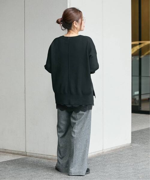 JOURNAL STANDARD(ジャーナルスタンダード)の「《WEB限定追加3》ウォッシャブルTEXBRID Vプルオーバー(ニット/セーター・レディース・チャコールグレー/ブラック/ブラウン・FREE)」の12枚目の写真