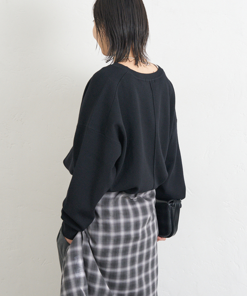 JOURNAL STANDARD(ジャーナルスタンダード)の「《WEB限定追加3》ウォッシャブルTEXBRID Vプルオーバー(ニット/セーター・レディース・チャコールグレー/ブラック/ブラウン・FREE)」の21枚目の写真