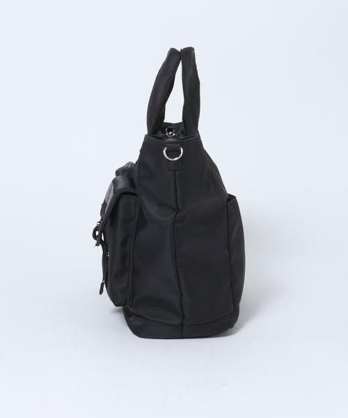 JEANASIS（ジーナシス）の「ナイロンポケットトート/637885（トートバッグ・レディース・ブラック/カーキ・FREE）」の6枚目の写真