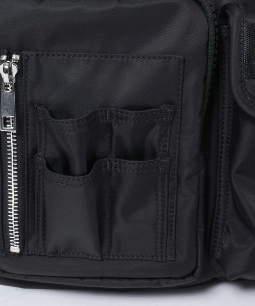 JEANASIS（ジーナシス）の「ナイロンポケットトート/637885（トートバッグ・レディース・ブラック/カーキ・FREE）」の12枚目の写真