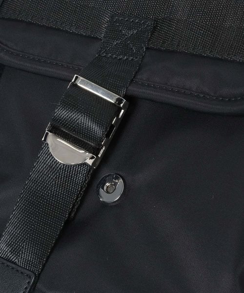 JEANASIS（ジーナシス）の「ナイロンポケットトート/637885（トートバッグ・レディース・ブラック/カーキ・FREE）」の14枚目の写真