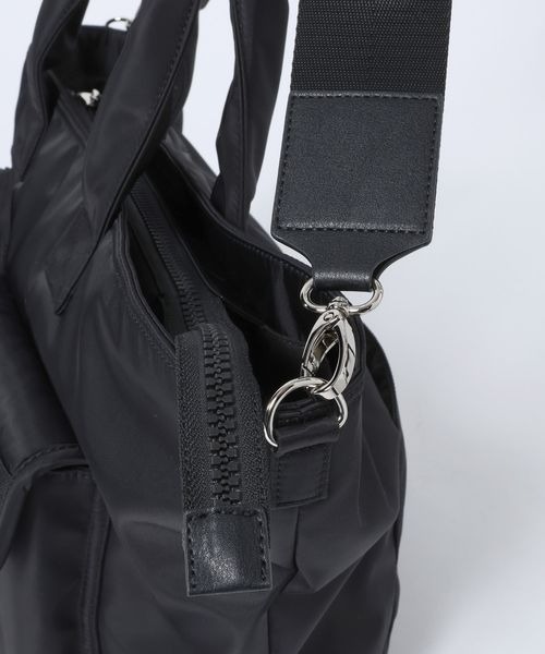 JEANASIS（ジーナシス）の「ナイロンポケットトート/637885（トートバッグ・レディース・ブラック/カーキ・FREE）」の18枚目の写真