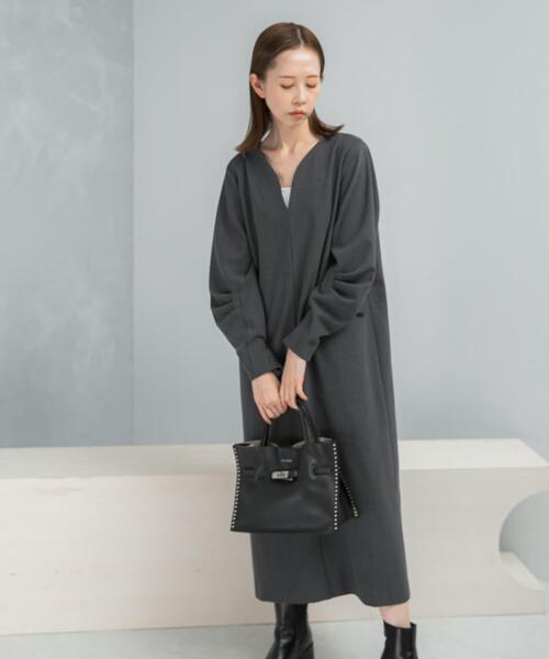 セール】タックスリーブストレートワンピース（ワンピース）｜URBAN