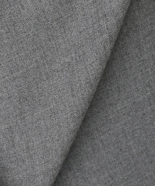 La TOTALITE（ラトータリテ）の「【洗える】タックワイドパンツ（スラックス・レディース・チャコールグレー/ホワイト・36/38）」の5枚目の写真