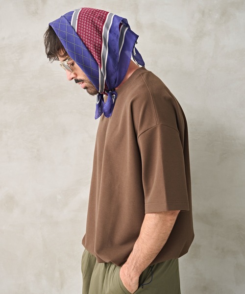 Kelen(ケレン)の「「KELEN MENS / ケレン メンズ」BALLOON TOP(Tシャツ/カットソー・メンズ・オフホワイト/チャコールグレー/ブラウン/ブラック・40/38/42)」の7枚目の写真