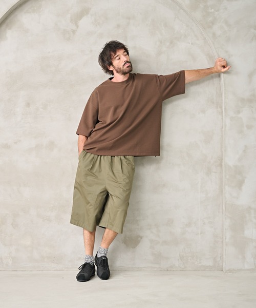 Kelen(ケレン)の「「KELEN MENS / ケレン メンズ」BALLOON TOP(Tシャツ/カットソー・メンズ・オフホワイト/チャコールグレー/ブラウン/ブラック・40/38/42)」の10枚目の写真