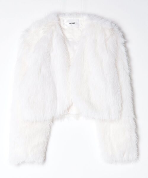 A'GEM/9 × .kom 『.KOMZ/ドットケーオーエムゼット』Glam Faux Fur