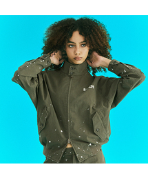 ERER（エルエル）の「[UN] Washed Painted Harrington Jacket Brown（MA-1・メンズ）」