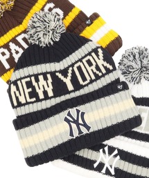 '47（フォーティーセブン）の「’47BRANDフォーティーセブン ポンポン付きニット帽 カフニット MLB（ニットキャップ/ビーニー・メンズ）」