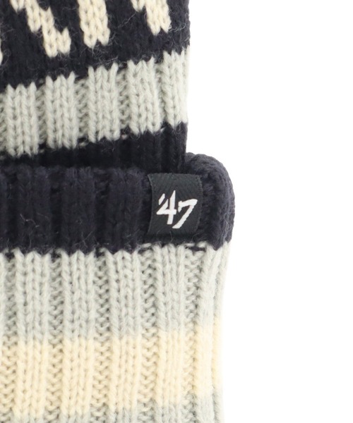 '47（フォーティーセブン）の「’47BRANDフォーティーセブン ポンポン付きニット帽 カフニット MLB（ニットキャップ/ビーニー・メンズ・ホワイト/ブラウン/ブルー/ネイビー・FREE）」の8枚目の写真