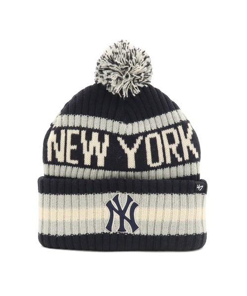 '47（フォーティーセブン）の「’47BRANDフォーティーセブン ポンポン付きニット帽 カフニット MLB（ニットキャップ/ビーニー・メンズ・ホワイト/ブラウン/ブルー/ネイビー・FREE）」の5枚目の写真