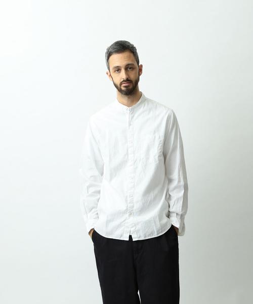 Steven Alan（スティーブンアラン）の「＜Steven Alan＞ SLOW/OX BAND COL SHT/ｼｬﾂ◆（シャツ/ブラウス・メンズ・ホワイト/ベージュ・SMALL/X-LARGE/MEDIUM/LARGE）」の2枚目の写真