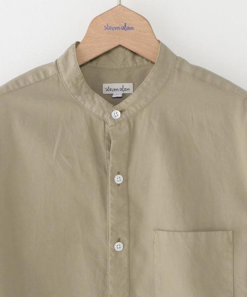 Steven Alan（スティーブンアラン）の「＜Steven Alan＞ SLOW/OX BAND COL SHT/ｼｬﾂ◆（シャツ/ブラウス・メンズ・ホワイト/ベージュ・SMALL/X-LARGE/MEDIUM/LARGE）」の4枚目の写真