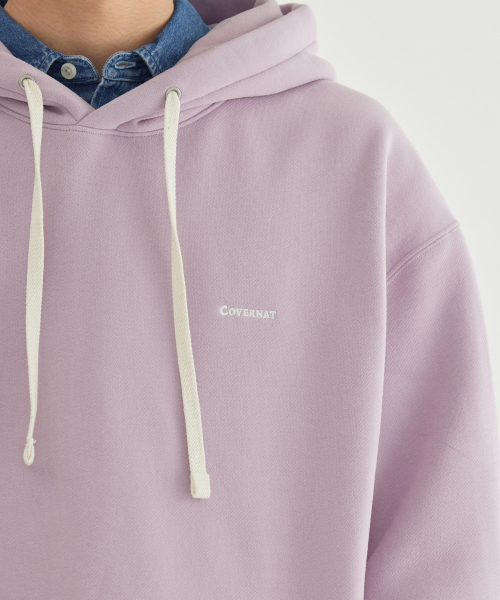 COVERNAT(カバーナット)の「スモールロゴ起毛フードパーカーライトパープル(パーカー・レディース・その他・SMALL/MEDIUM/LARGE/X-LARGE)」の8枚目の写真