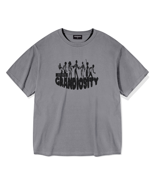 GRANDIOSITY(グランディオシティ)の「レトロソウルグラフィックオーバーサイズ半袖Tシャツ(グレー)(Tシャツ/カットソー・メンズ・その他・FREE)」の2枚目の写真