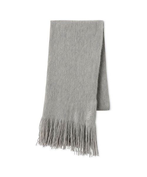 SNIDEL（スナイデル）の「ホットフィットマフラー（マフラー・レディース・アイボリー/ライトピンク/ライトブルー/ライトグレー・F）」の2枚目の写真