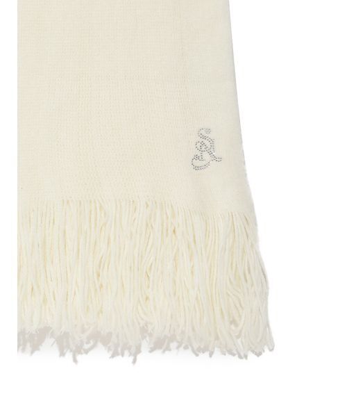 SNIDEL（スナイデル）の「ホットフィットマフラー（マフラー・レディース・アイボリー/ライトピンク/ライトブルー/ライトグレー・F）」の7枚目の写真