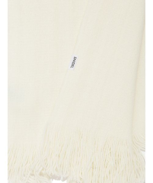 SNIDEL（スナイデル）の「ホットフィットマフラー（マフラー・レディース・アイボリー/ライトピンク/ライトブルー/ライトグレー・F）」の8枚目の写真