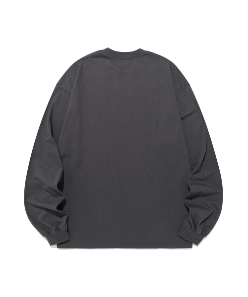 NICE GHOST CLUB(ナイスゴーストクラブ)の「LITTLE DEVIL GIRL DRAWING BIG BIG L/S TEE_CHARCOAL(NG2FFUT559A)(Tシャツ/カットソー・レディース・チャコール・SMALL/MEDIUM)」の2枚目の写真