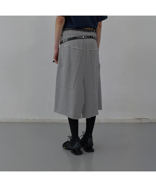 LCDC TM(エルシーディーシーティーエム)の「RAW CUT DETAIL JERSEY SKIRT (MELANGE GREY)(スカート・レディース・その他・SMALL/MEDIUM)」の7枚目の写真
