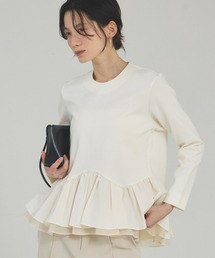 qualite | タフタコンビプルオーバー/オケージョン/セレモニー/フォーマル/オフィスカジュアル/入卒/カセット服(シャツ/ブラウス)