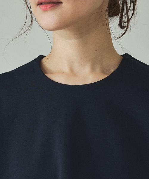 qualite（カリテ）の「タフタコンビプルオーバー/オケージョン/セレモニー/フォーマル/オフィスカジュアル（シャツ/ブラウス・レディース・ダークネイビー/オフホワイト・フリー）」の18枚目の写真