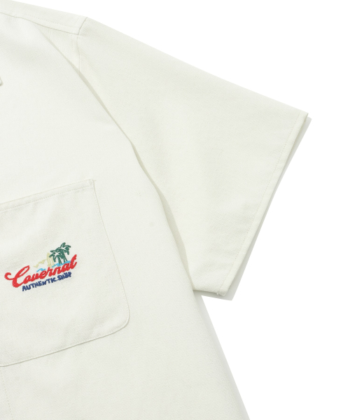COVERNAT(カバーナット)の「サーフショップ ハーフシャツ アイボリー(シャツ/ブラウス・レディース・その他・X-LARGE/MEDIUM/LARGE/XX-LARGE)」の6枚目の写真